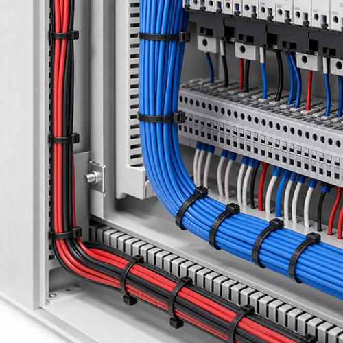 3.6mm intermediate cable ties used for electrical wiring and cable management