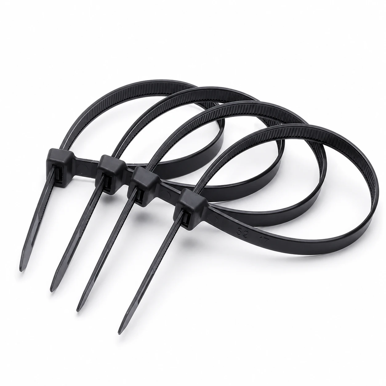 7.2mm heavy duty cable ties available in multiple lengths for versatile cable management solutions