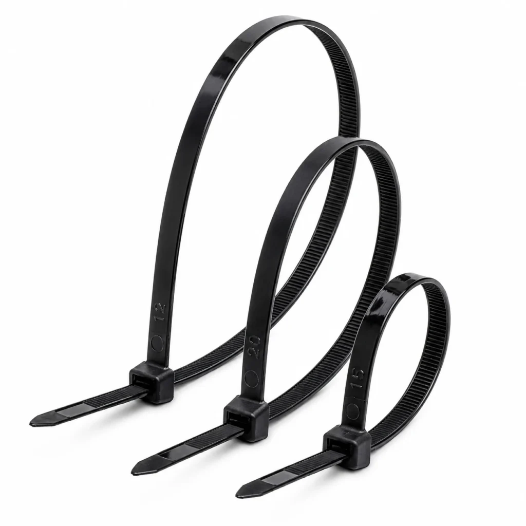 7.2mm heavy duty cable ties made from nylon 6.6 for industrial cable bundling applications