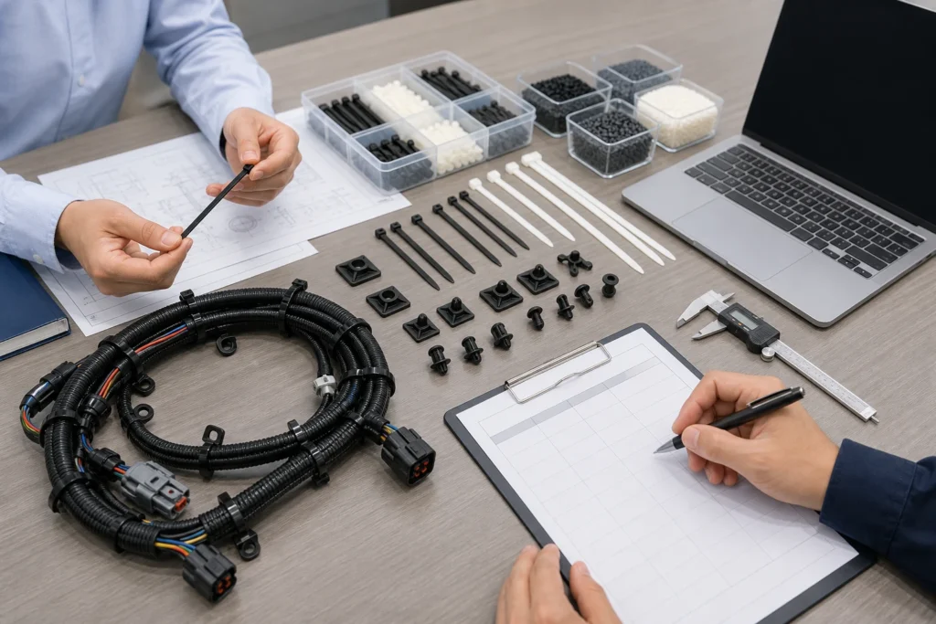 Cable Ties for Automotive and Aerospace OEM packaging and supply preparation