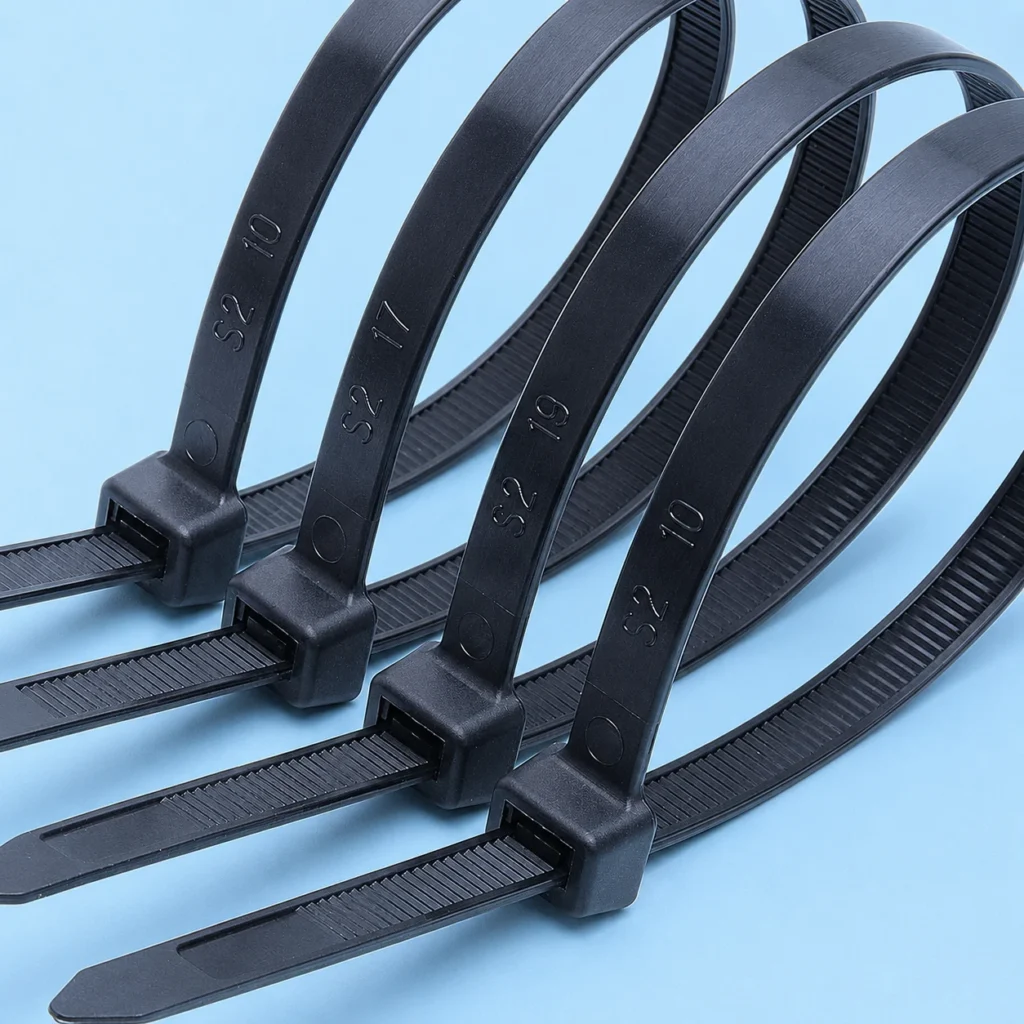 8.8mm extra heavy duty cable ties with wide strap detail