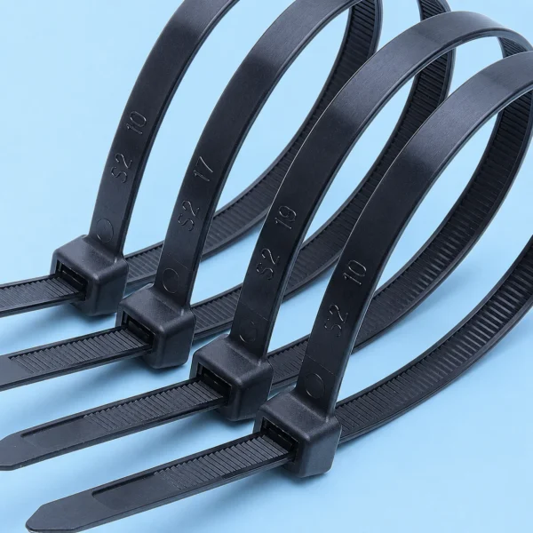 8.8mm extra heavy duty cable ties with wide strap detail