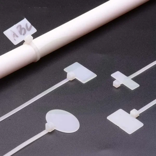 Identification cable ties with writable tags