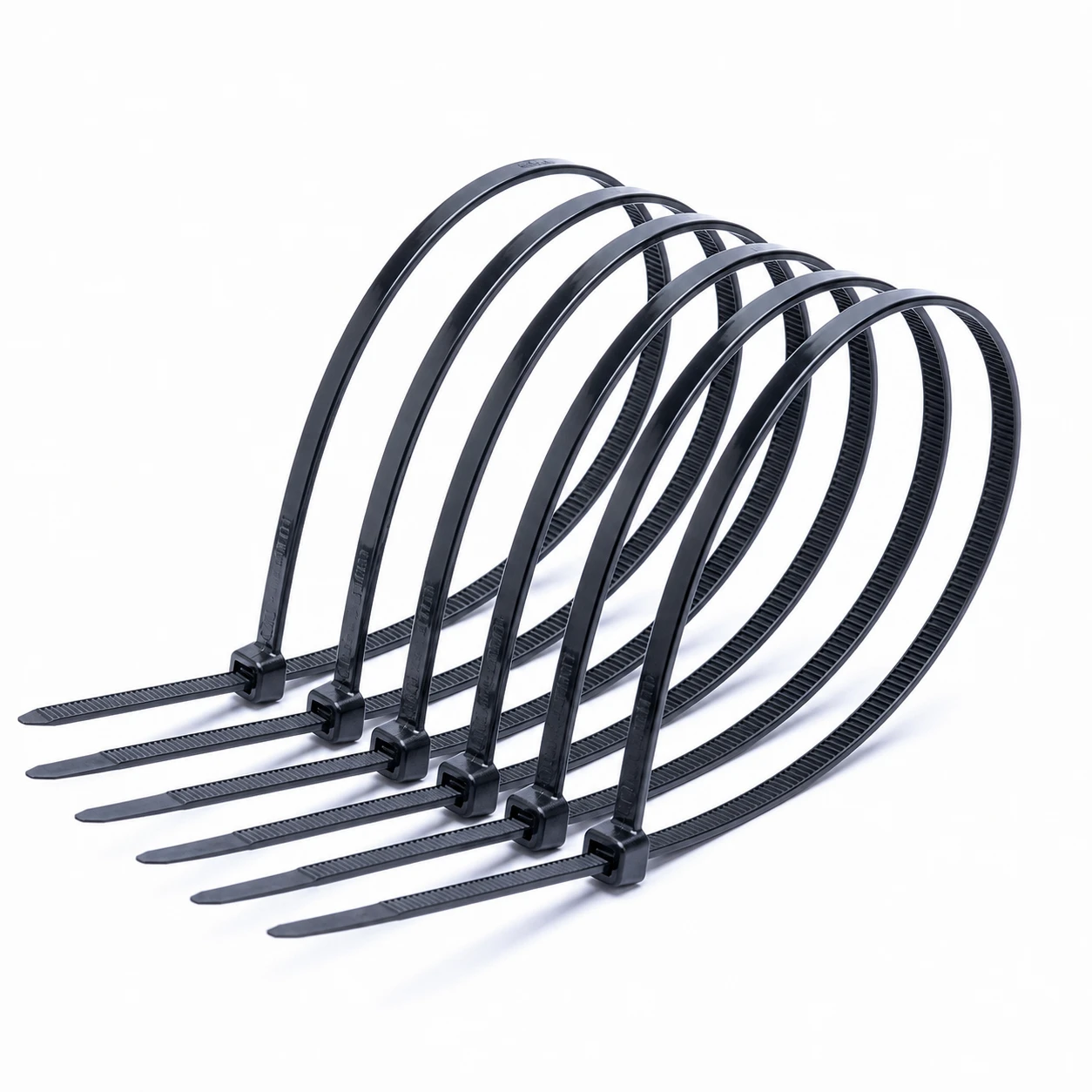 looped 4.8mm standard cable ties for wire bundling and fastening