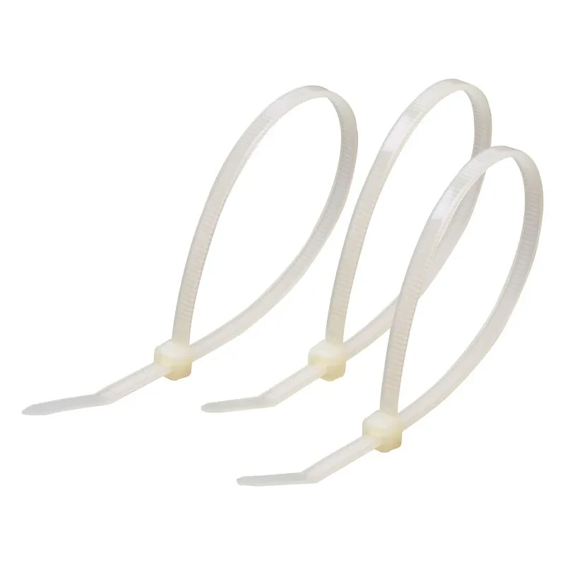 Natural color heat stabilized cable ties