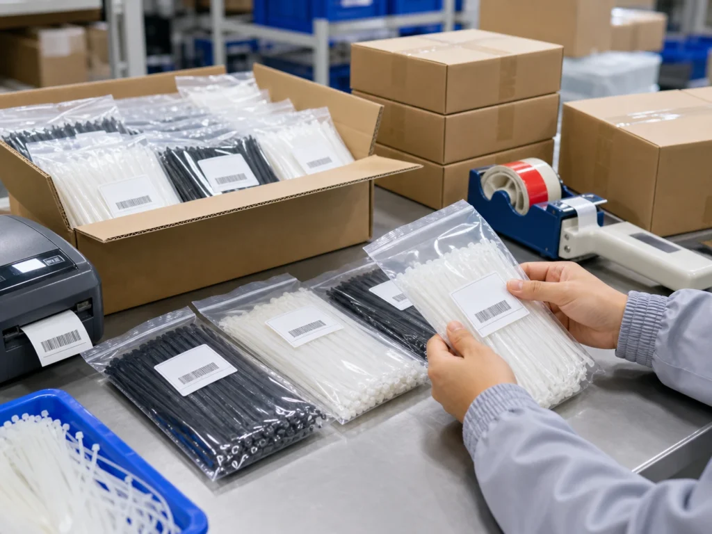 Cable Ties for Appliances prepared for OEM packaging and wholesale orders